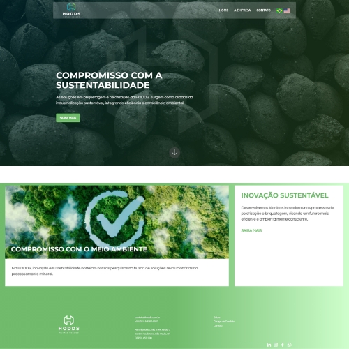 Site Hodds Metais Verdes